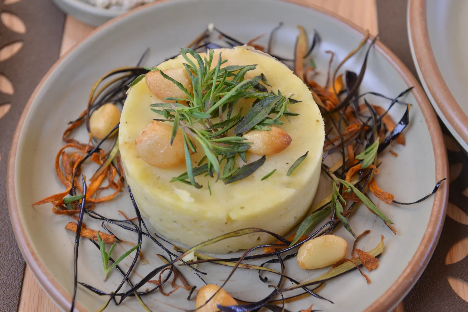 Grilled Potato (With Makdous)